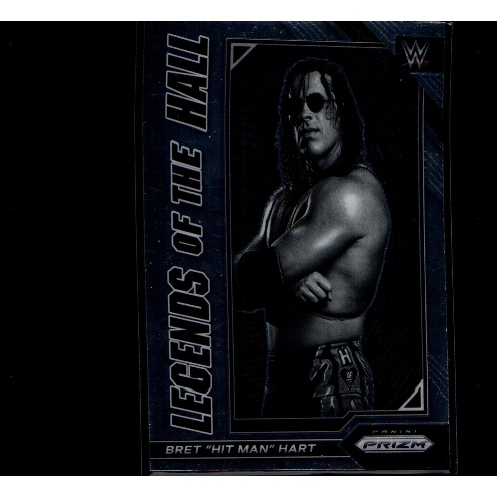 2023 Panini Prizm WWE #10 Bret "Hit Man" Hart Legends of the Hall